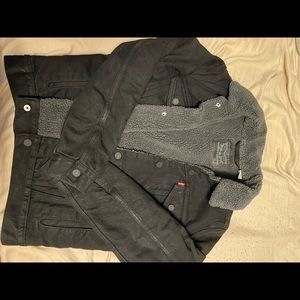 Mens Levi’s Sherpa Lined Jean Jacket